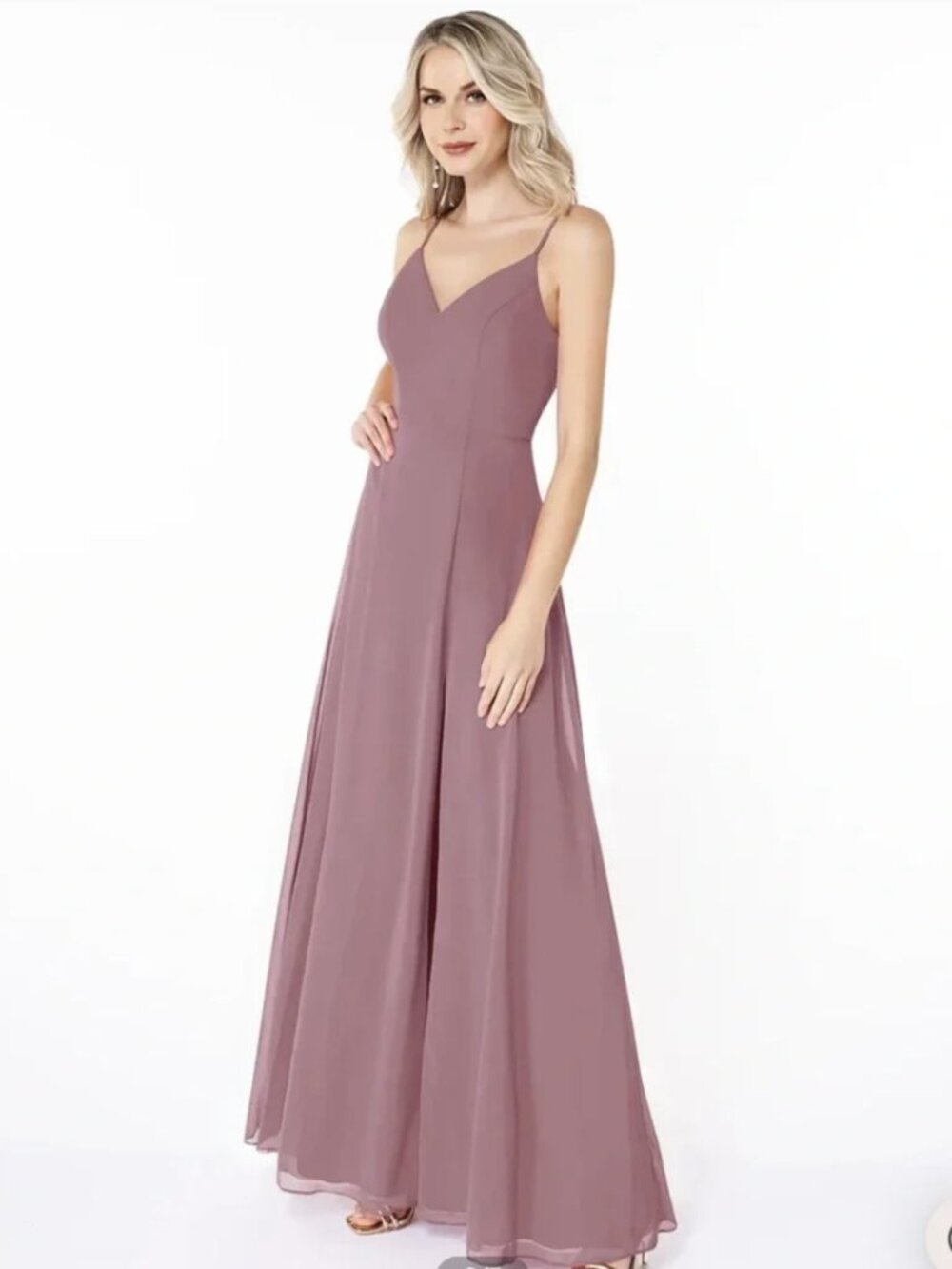 Azazie A4 Bridesmaid Dress in Vintage Mauve